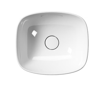 NUBES 40X35 - Countertop rectangular ceramic washbasin by GSI ceramica - view 3